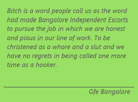 Bangalore best Independent escorts 